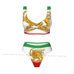 Iran Flag Push-Up Bikini for Women