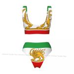 Iran Flag Push-Up Bikini for Women
