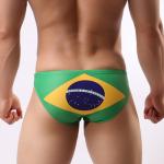 Brazilian Flag Men's Swim Briefs
