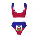 Haiti Flag Push Up Women’s Bikini Set