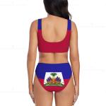 Haiti Flag Push Up Women’s Bikini Set
