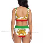 Iran Flag Push-Up Bikini for Women