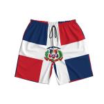 Men's Dominican Republic Flag Swim Shorts M-2XL