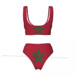 Morocco Flag Bikini Set for Women
