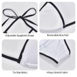 Women’s Saint Lucia Flag Two-Piece Bikini Set