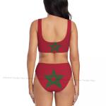 Morocco Flag Bikini Set for Women