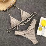 Halter Micro Bikini Set for Beach Fun
