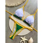 Brazilian Bikini Set with Brasil Flag Design