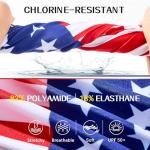 Patriotic 4th of July Scoop Neck Bikini Top