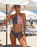 Patriotic July 4th Women's Bikini Swimsuit