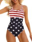 Patriotic American Flag Women's Swimsuit