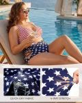 Plus Size 4th of July American Flag Bikini