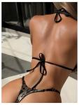 Cheetah Print Micro Bikini Set for Women