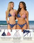 Patriotic American Flag Bikini for Women