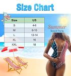 American Flag One Piece Swimsuit for Women