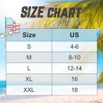 Women's American Flag Deep-V One Piece Swimsuit