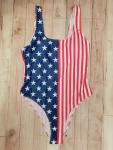 American Flag One Piece Swimsuit for Women