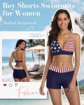 Patriotic American Flag Bikini for Women