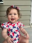 Baby Girl 4th of July Butterfly Swimsuit