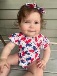 Baby Girl 4th of July Butterfly Swimsuit