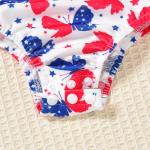 Baby Girl 4th of July Butterfly Swimsuit