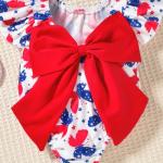Baby Girl 4th of July Butterfly Swimsuit