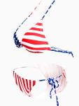 American Flag 3D Printed Bikini Set for Women