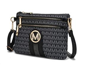 Stylish MKF Crossbody Bag with Wristlet Strap