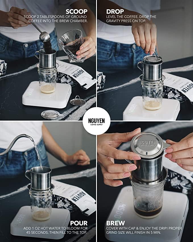 Truegrit Vietnamese Coffee Whole Beans 12oz