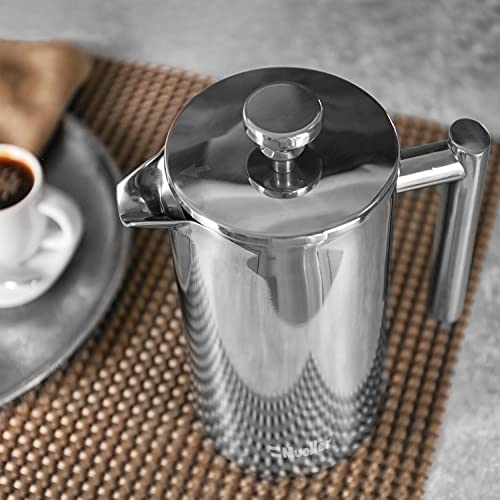 Mueller Double-Walled Stainless Steel French Press
