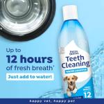 Naturél Promise Fresh Dental Breath Freshener & Teeth Cleaning Water Additive for Dogs, 18 oz Bottle
