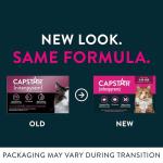 Capstar (nitenpyram) Cat Flea Treatment, Fast-Acting Oral Flea Treatment for Cats 2-25 lbs, Vet-Recommended Medication Tablets Start Killing in 30 Minutes, 6 Doses