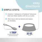 Nylabone Advanced Oral Care Pet Dental Water Additive, Liquid Tartar Remover & Breath Freshener for Dogs, Dog Teeth-Cleaning, Original Flavor, 32 oz.