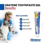 Pet King Brands ZYMOX Oratene Brushless Toothpaste Gel for Dogs and Cats, 2.5oz