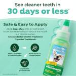 TropiClean Oral Care Brushing Gel for Dogs & Cats| Dog Toothpaste | Pet Dental Gel | Dog Teeth Cleaning Use with Pet Toothbrush | 2 oz
