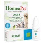 HomeoPet Cough, Safe and Natural Cough Supplement for Dogs, Cats, and Small Pets, 15 Milliliters