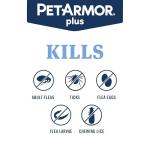 PetArmor Plus Flea and Tick Prevention for Dogs, Small Dog Flea and Tick Treatment, 3 Doses, Waterproof Topical, Fast Acting (5-22 lbs)