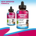 Cat & Dog Urinary Tract Infection Treatment & Natural UTI Medicine Cranberry & D-Mannose -Kidney+Bladder Support - Best Incontinence, Bladder Stones - Pet Renal Health & Care Drops