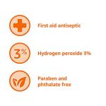 Amazon Basics Hydrogen Peroxide Topical Solution USP, First Aid Antiseptic for Cuts, Scrapes and Wound Disinfection, 32 fl oz, 1-Pack