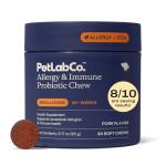 PetLab Co. Allergy & Immune Daily Probiotics for Dogs. Supports Yeast Production, Seasonal Allergies, Intermittent Itchiness, Gut & Digestive Health - 30 Chews for Small Dogs - Packaging May Vary