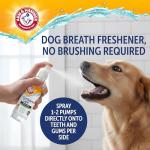 Arm & Hammer Complete Care Dog Dental Spray, Mint Flavor, Easy Brushless Dog Breath Freshener, Baking Soda Enhanced Formula for Fresh Dog Breath, 6oz