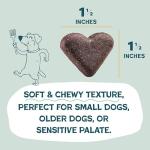 Shameless Pets Soft-Baked Dog Treats, Bananas for Bacon - Natural & Healthy Dog Chews for Skin & Coat Support with Omega 3 & 6 - Biscuits Baked & Made in USA, Free from Grain, Corn & Soy - 1-Pack