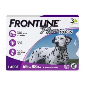 FRONTLINE Plus Flea and Tick Control for Dogs