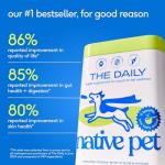 Native Pet Daily Dog Multivitamin Powder - 30 Scoops
