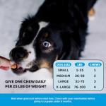 Pet Honesty Omega Skin Health Chews for Dogs, Alaskan Salmon Oil, Omega-3 Fish Oil, Krill, Spirulina, Omega-3s, Healthy Skin & Coat, Itchy Skin, Dog Allergies, May Reduce Shedding (90 Count)