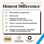 Pet Honesty Omega Skin Health Chews for Dogs, Alaskan Salmon Oil, Omega-3 Fish Oil, Krill, Spirulina, Omega-3s, Healthy Skin & Coat, Itchy Skin, Dog Allergies, May Reduce Shedding (90 Count)