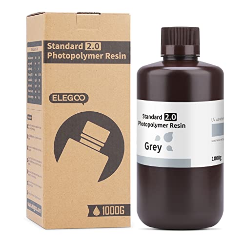 ELEGOO 2.0 405nm Photopolymer Resin - Grey 1000G