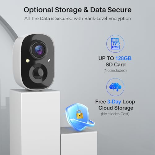 Wireless Outdoor Security Cameras with AI Motion Detection