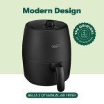BELLA 2.0 QT Compact Air Fryer - Black
