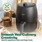 BELLA 2.0 QT Compact Air Fryer - Black